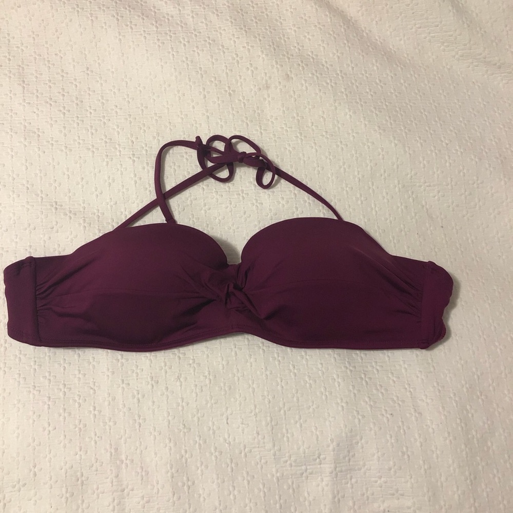 Bikini top dark purple